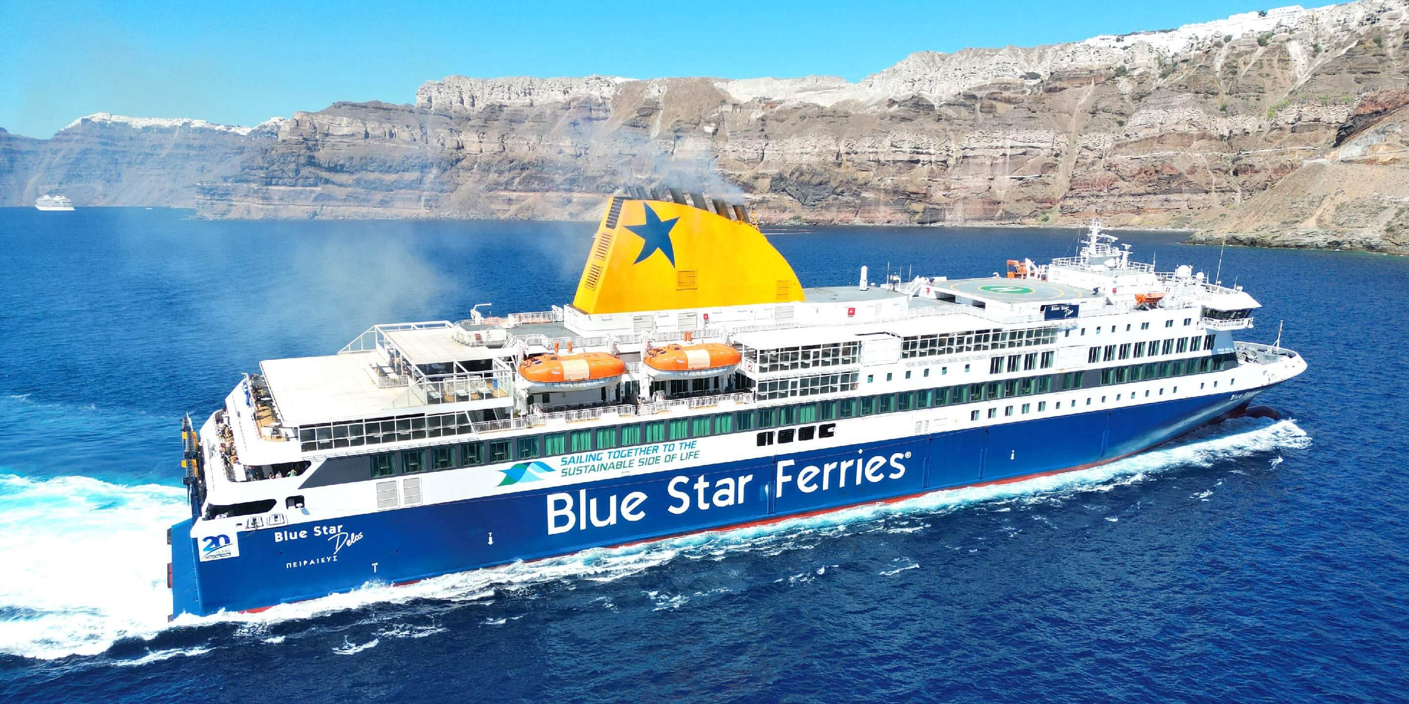 Ferry to Santorini