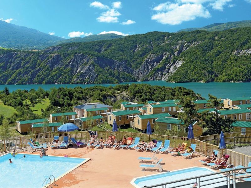 Mobile Home on the Largest Water Reservoir in Hautes-alpes, Le Lauzet-Ubaye, France