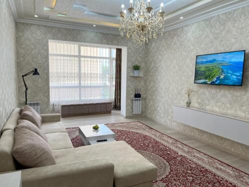 Large modern apartment mix style, Dushanbe, Tajikistan