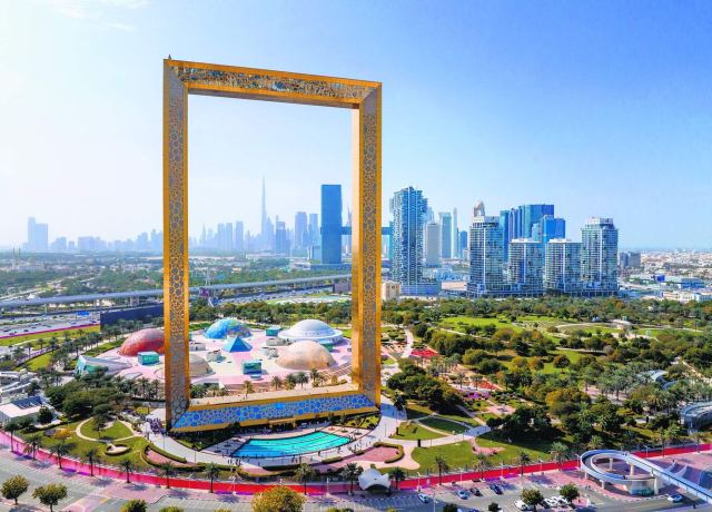 Dubai Frame in Dubai, United Arab Emirates