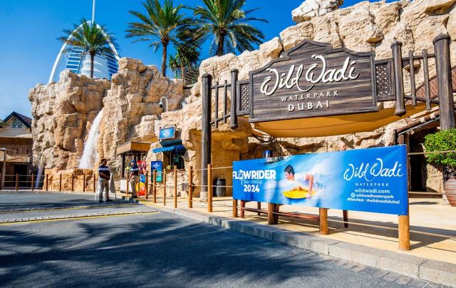 Wild Wadi Waterpark Jumeirah in Dubai, United Arab Emirates