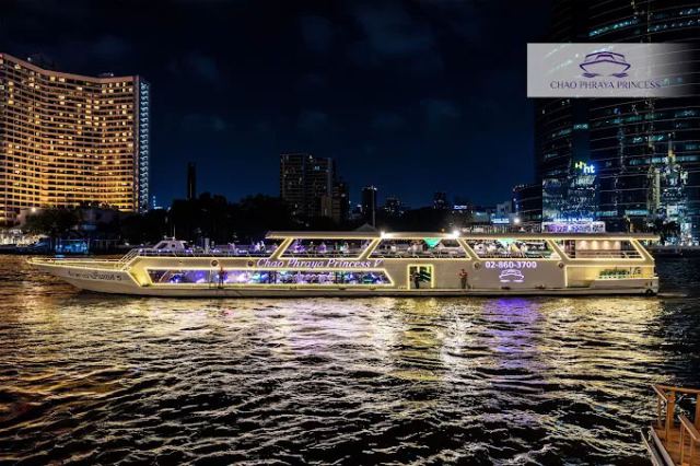 Chao Phraya Princess Dinner Cruise in Bangkok, Thailand