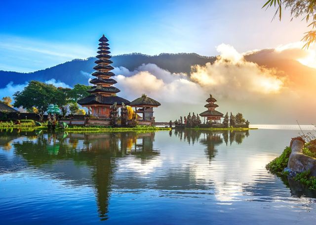 Ulun Danu Beratan Temple in Tabanan, Indonesia
