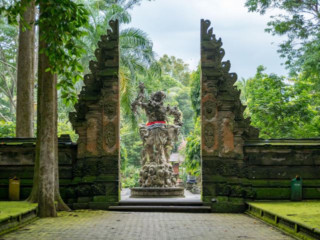 Sacred Monkey Forest Sanctuary in Ubud, Indonesia