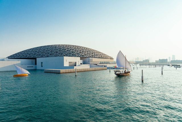 Louvre Abu Dhabi in Abu Dhabi, United Arab Emirates