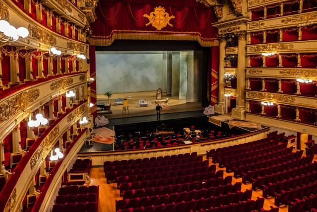 La Scala Opera House in Milan, Italy