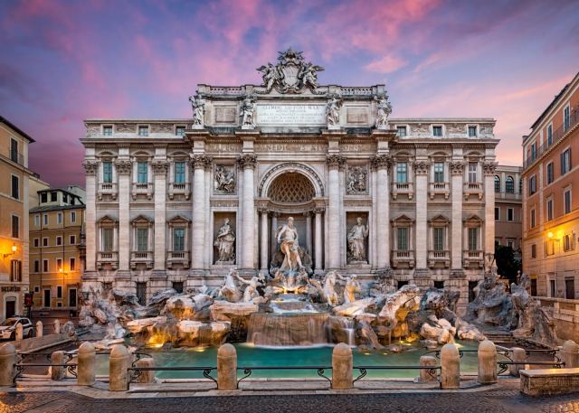 Trevi Fountain in Rome, Italy