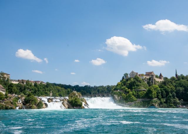 Rhine Falls in Lucerne, Switzerland