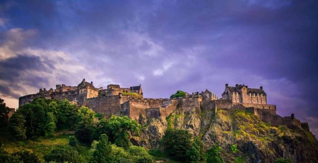 Edinburgh Castle in Edinburgh, United Kingdom