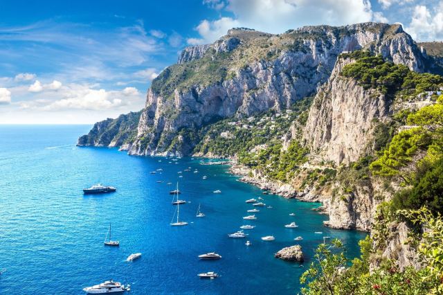 Capri Island in Capri, Italy
