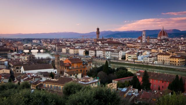 Piazzale Michelangelo in Florence, Italy