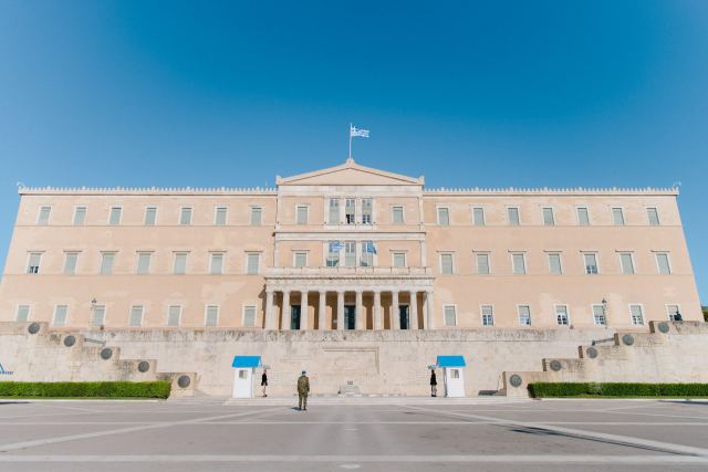 Hellenic Parliament in Athens, Greece