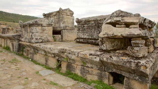 Necropolis of Hierapolis in Pamukkale, Turkey