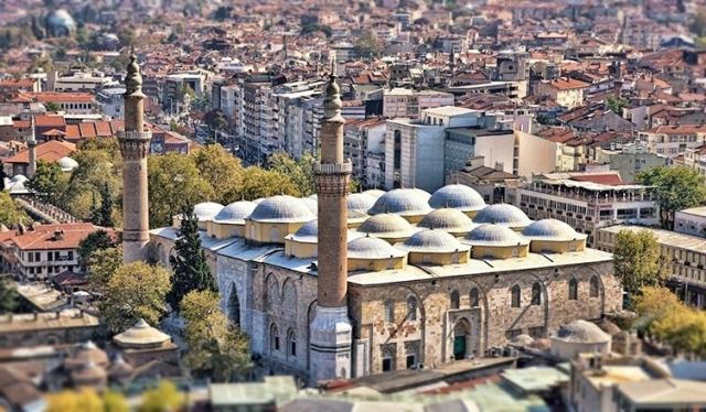 Grand Mosque of Bursa in Istanbul, Turkey