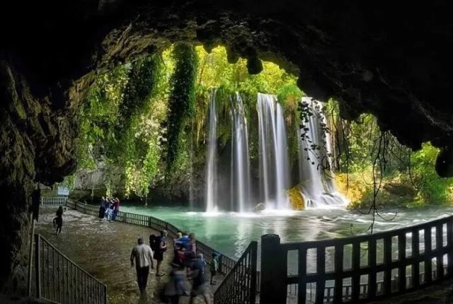 Upper Düden Cave in Antalya, Turkey