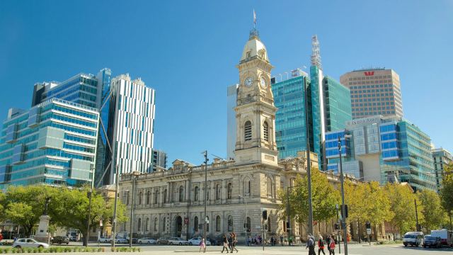 Victoria Square in Adelaide, Australia