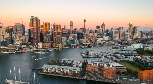 Darling Harbour in Sydney, Australia