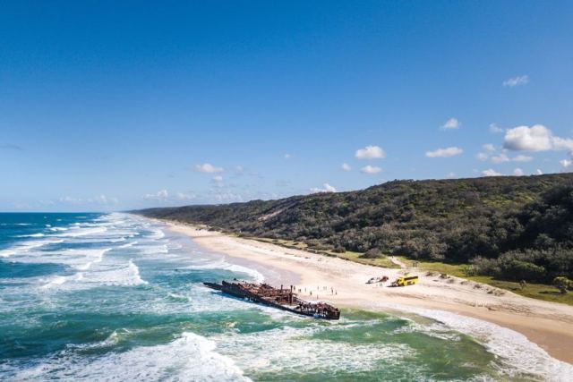 Seventy-Five Mile Beach in Fraser Coast, Australia