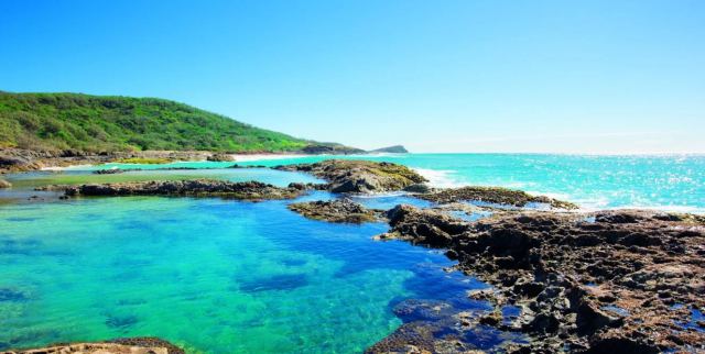 Champagne Pools in Fraser Coast, Australia