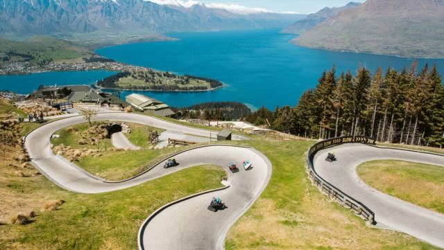 Luge Ride in Queenstown, Australia