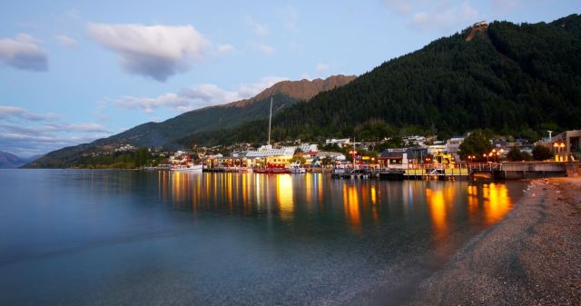 Lake Wakatipu in Queenstown, Australia